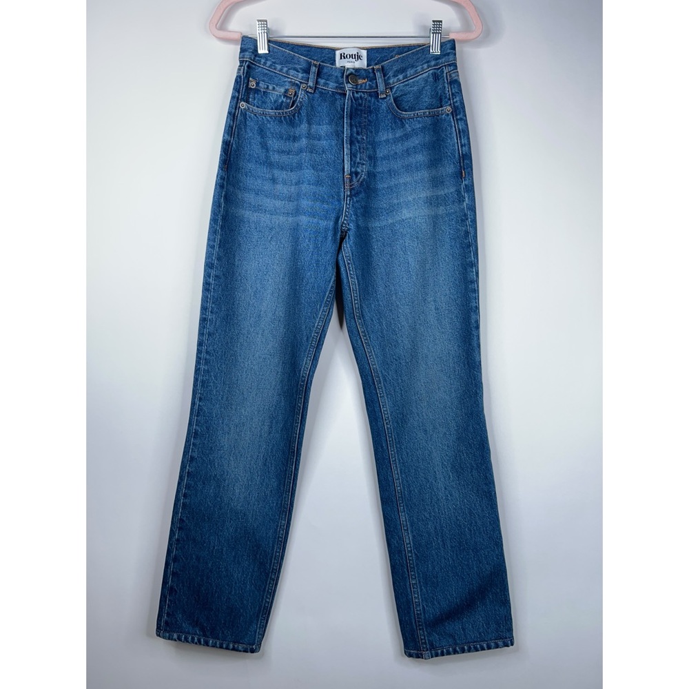 Rouje Germain Jeans Straight Jeans Vintage Cut High Rise Medium Wash Size 27